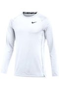 Nike Mens Pro Slim Long Sleeve Training Top (Small White)