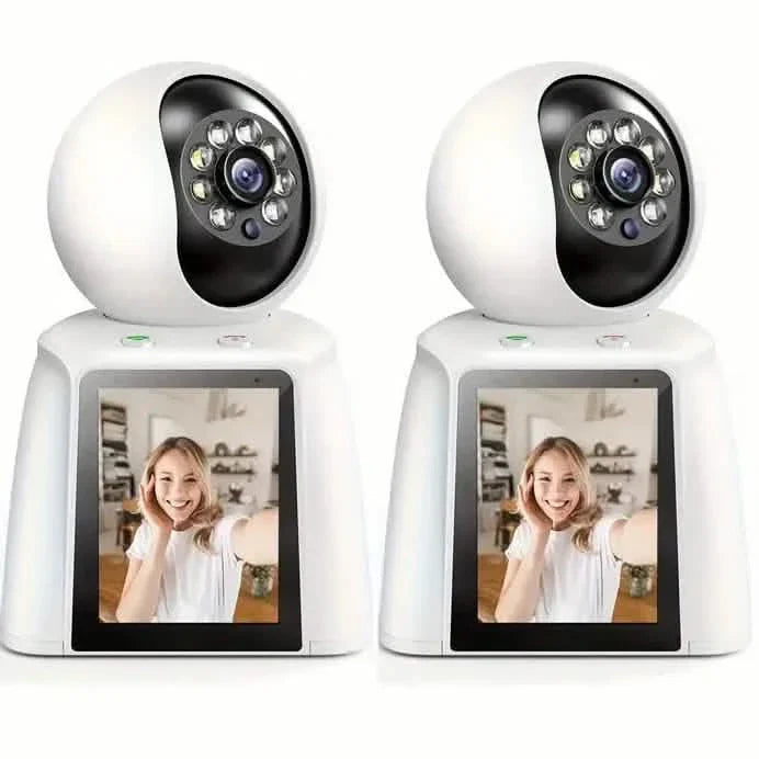 2-Pack: 2K Indoor Security Camera | 2-Way Audio & Video Call + Night Vision