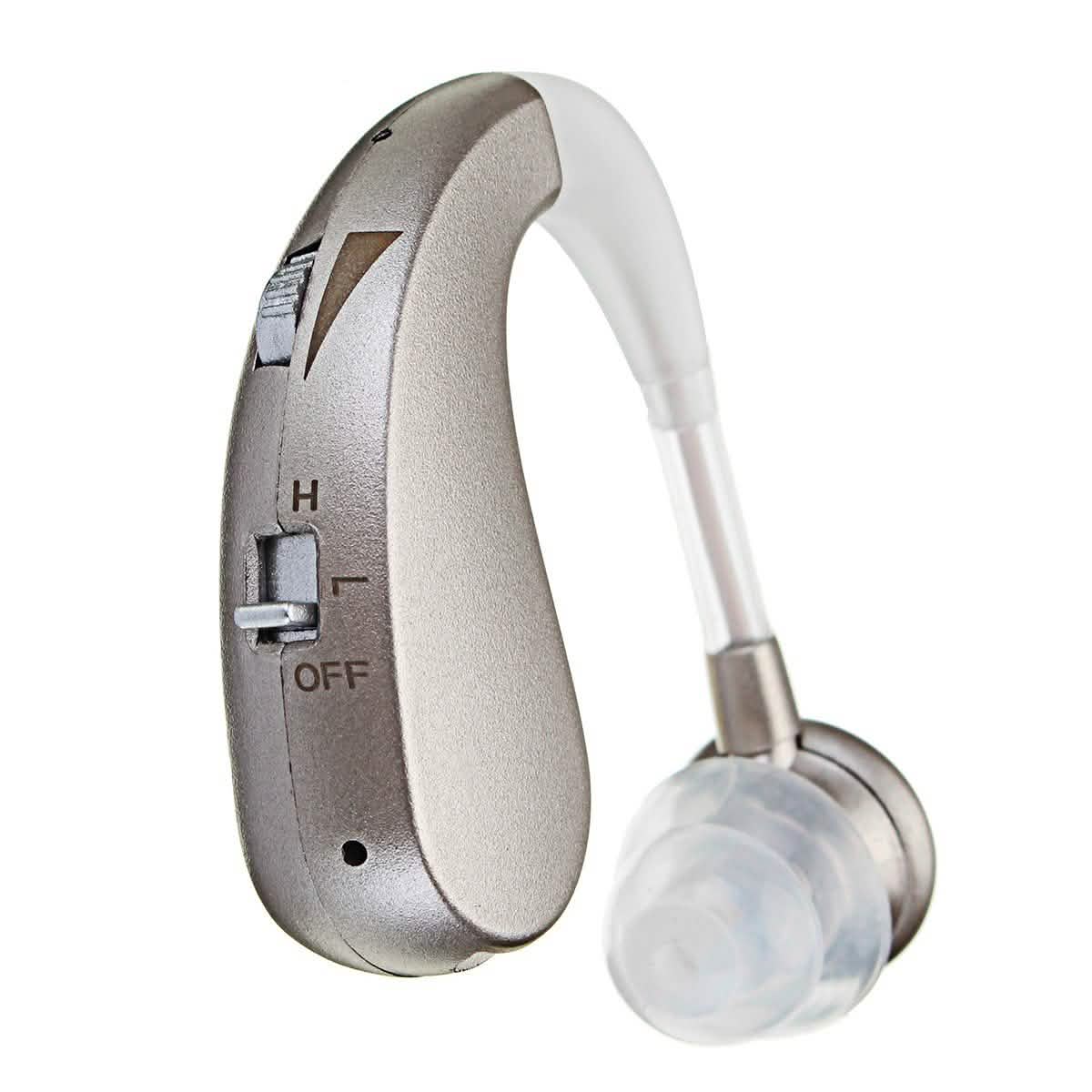 Digital Rechargeable Hearing Aids Acousticon Amplifier Audiphone Behind Ear Sound
