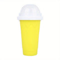 400ml Summer Homemade Squeezable Juice Water Bottle, Quick-Frozen Ice Cream Slushy Maker Smoothie Cup