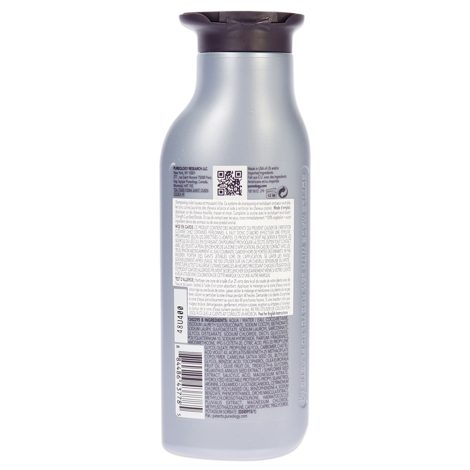 Strength Cure Blonde Shampoo by Pureology for Unisex - 9 oz Shampoo