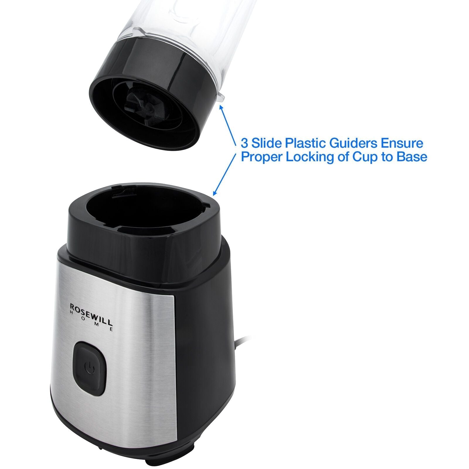 Personal Blender Smoothie Juice Shakes Mixer 2 Portable Bottle