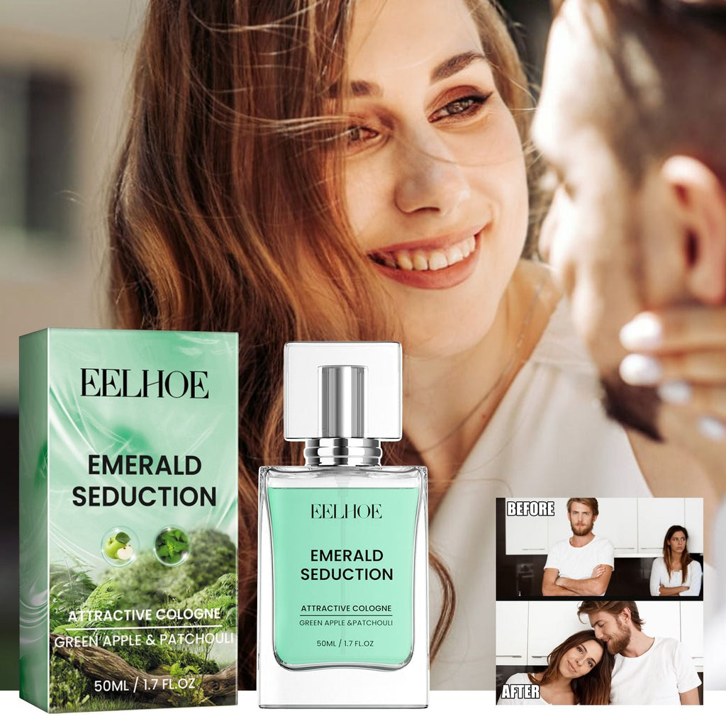 EELHO Men's Perfume (Emerald) Long-lasting Fragrance for Couples Dating Fragrance Natural and fresh to take with you - Christmas gift