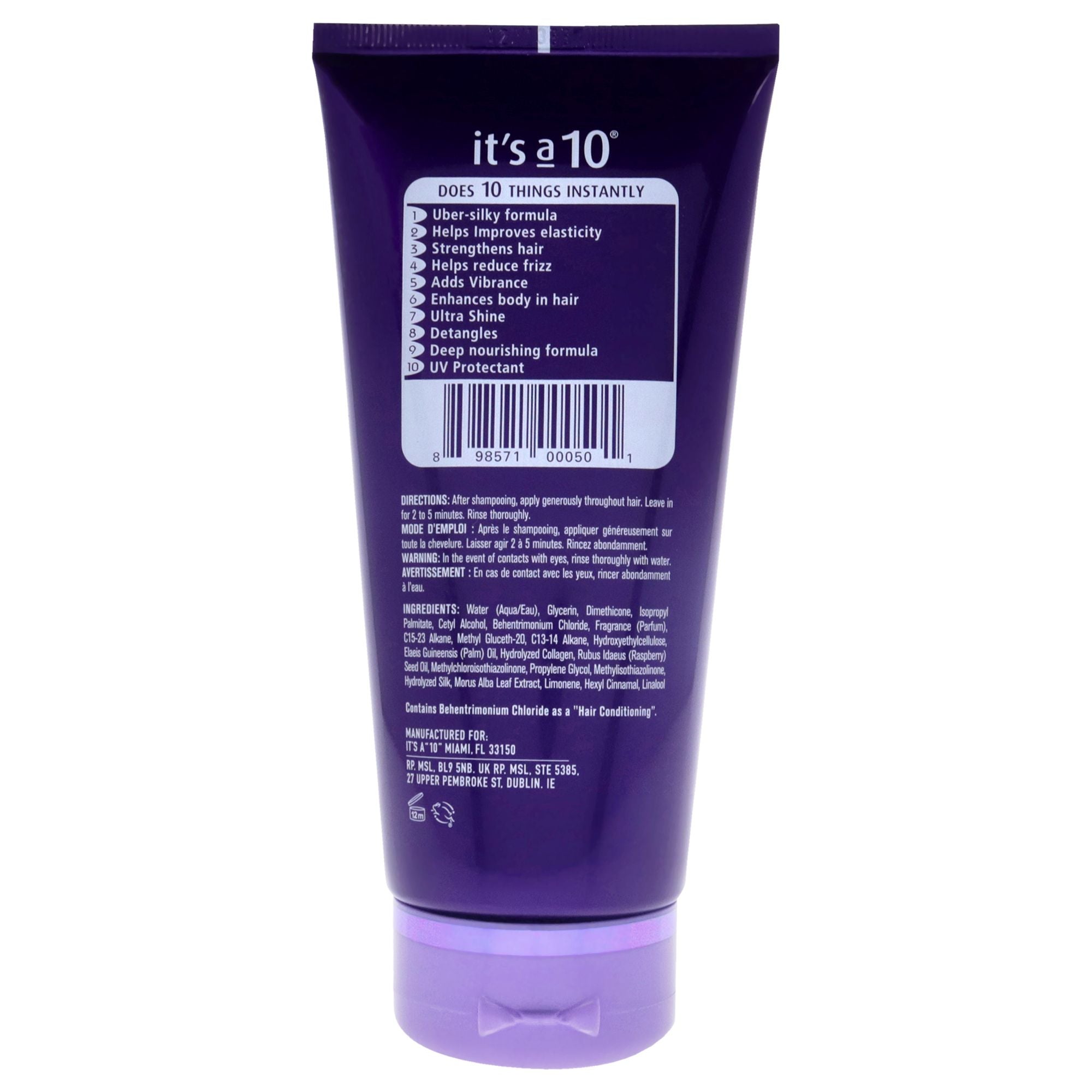 Silk Express Miracle Silk Conditioner by Its A 10 for Unisex - 5 oz Conditioner