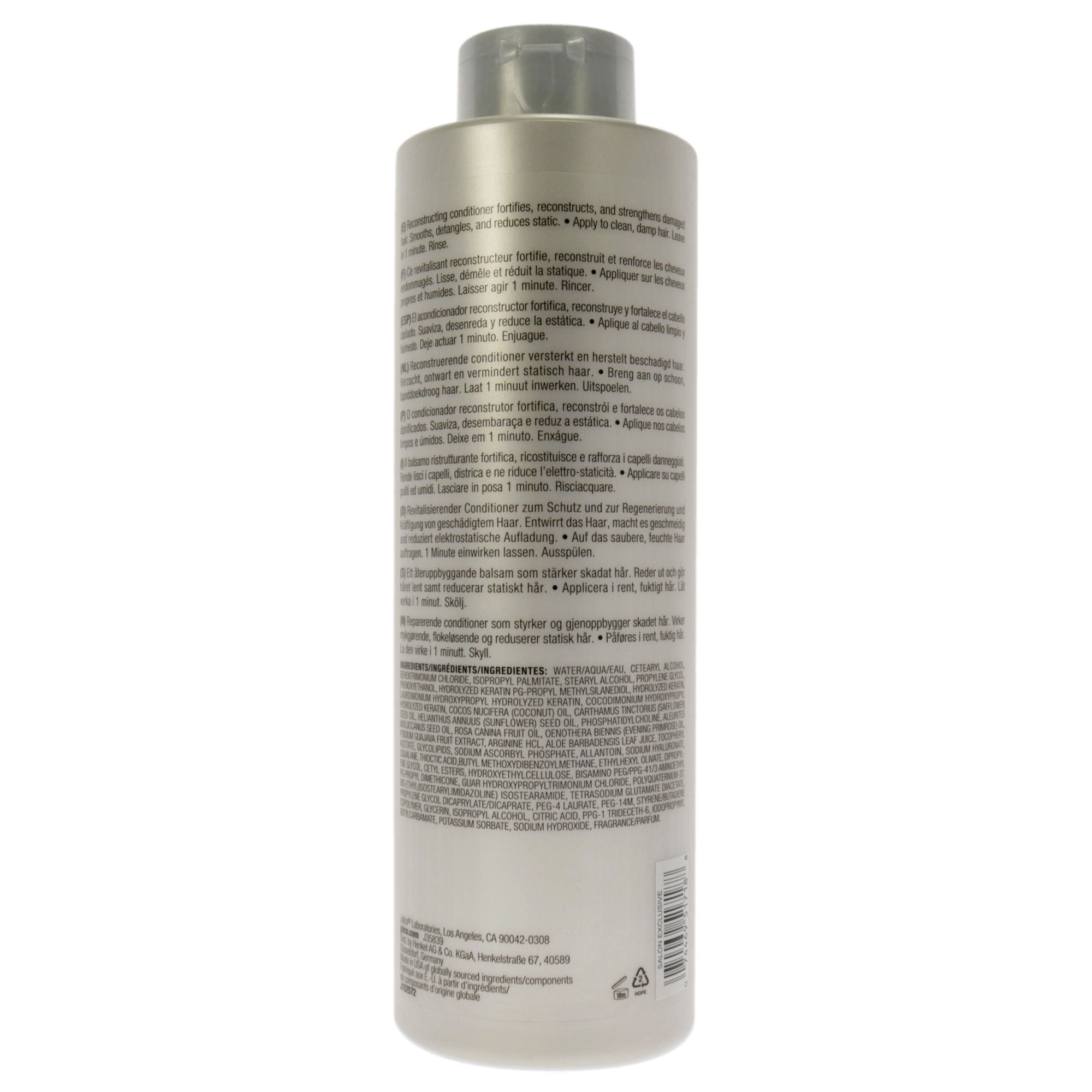 K-PAK Reconstructing Conditioner by Joico for Unisex - 33.8 oz Conditioner