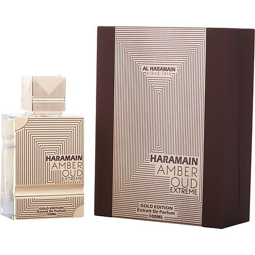 AL HARAMAIN AMBER OUD by Al Haramain PURE PERFUME SPRAY 3.4 OZ (GOLD EDITION EXTREME)