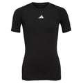 adidas Boys Moisture Wicking Techfit Compression Shirt Short Sleeve