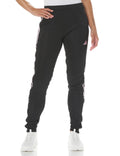 adidas Womens Tiro Pants Black/Clear Pink Large
