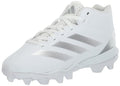 adidas Adizero Impact.2 Spark Molded Football Sneaker White/Silver Metallic/White 6 US Unisex Big Kid
