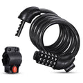 Famistar 4 Feet 5 Digit Resettable Combination Coiling Bike Chain Lock