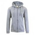 Heavy Fleece Lined Hoodie Sweatshirt - Gray