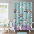 Kidz Mix Magical Unicorn Shower Curtain
