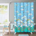 Kidz Mix Unicorn Rainbow Shower Curtain