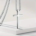 Men's Fashion Stainless Steel Cross Pendant Necklace