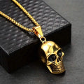 Men's Titanium Steel Skull Necklace