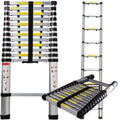 OxGord Aluminum Telescopic Extension Ladder 12.5ft. Telescope