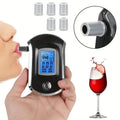 Police-Grade Breathalyzer with LCD Display - AT6000 Alcohol Tester
