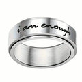 Rotatable Stainless Steel Anxiety Ring