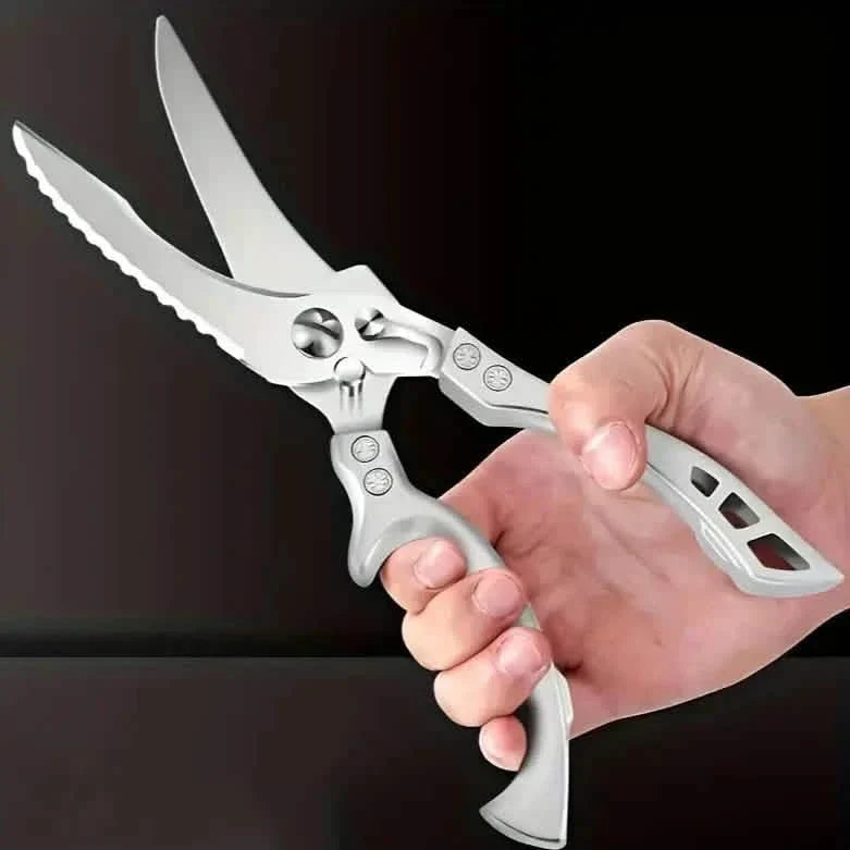 Stainless Steel Heavy-Duty Kitchen Non-Slip Grip Scissors