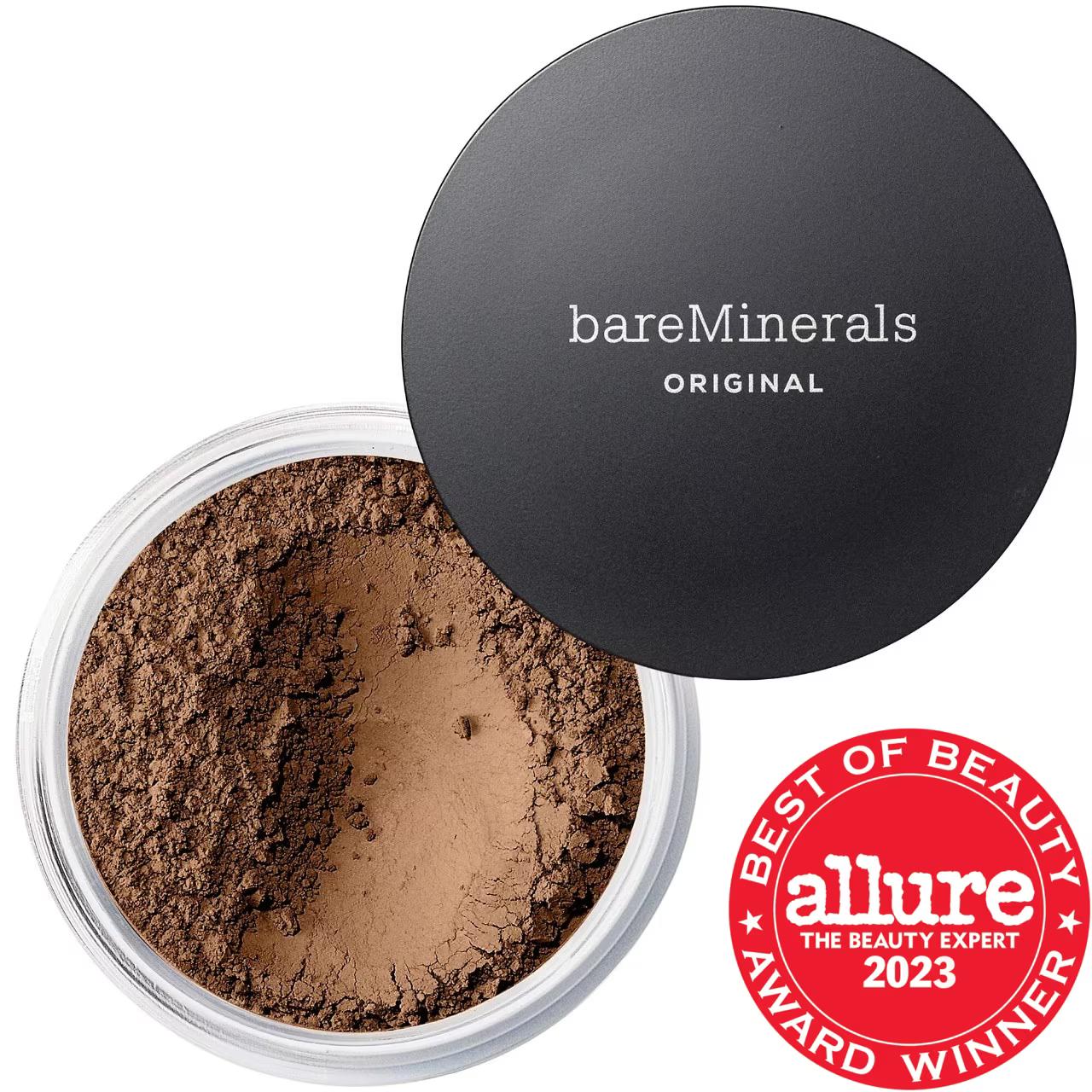 bareMinerals Original Loose Powder Mineral Foundation SPF 15: Talc-Free, Luminous, Buildable Coverage for Sensitive Skin